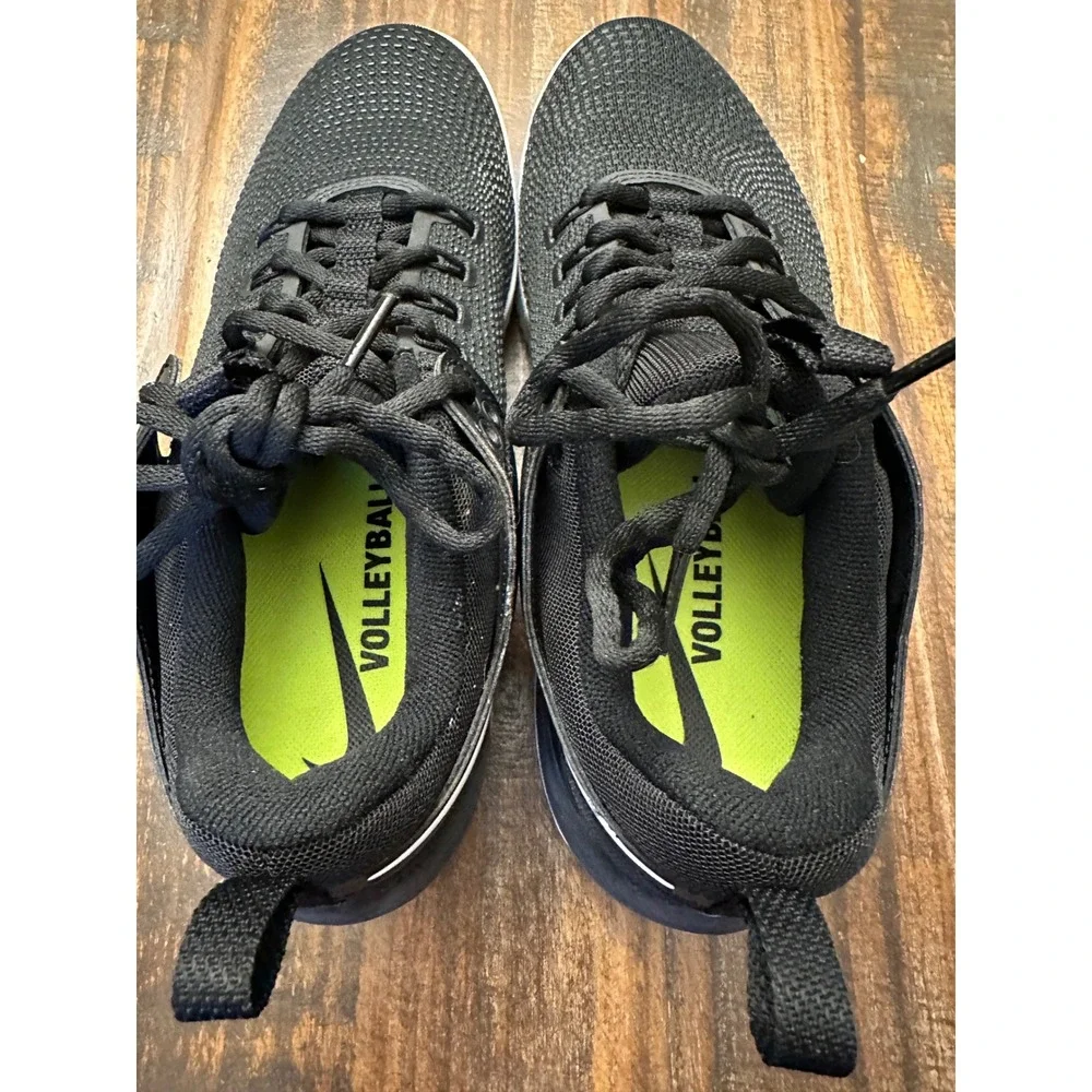 Nike Zoom Hyperace2 Volleyball Shoes AA0286-001 Black White Athletic Sneakers 9T